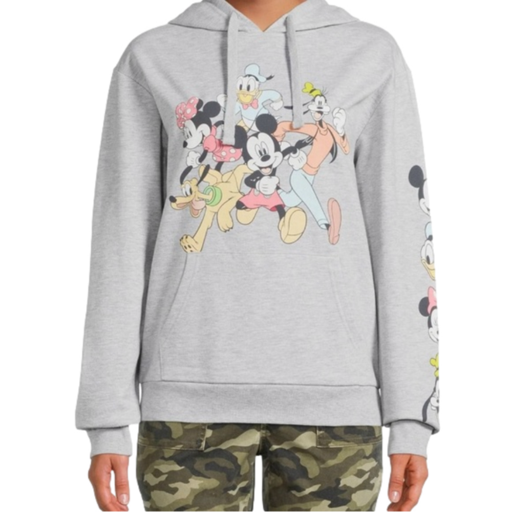 NWT Disney Mickey & Friends Hooded Sweatshirt - Junior’s Large (11-13)